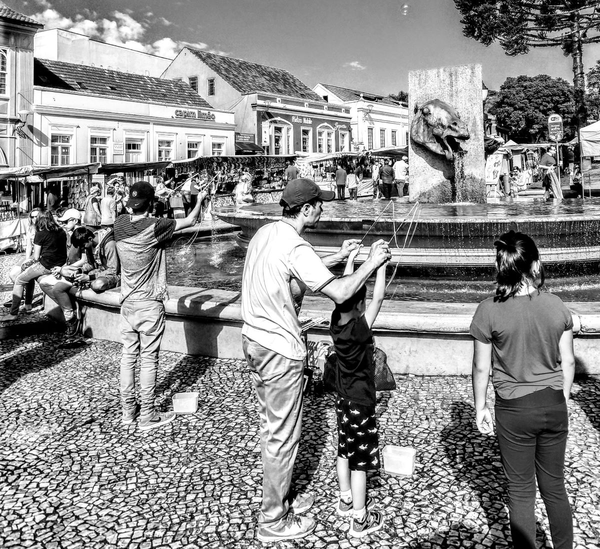 P&B – Largo da Ordem – Curitiba